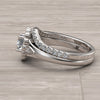1.08ct Round Diamond Gold Bridal Set - 01US96